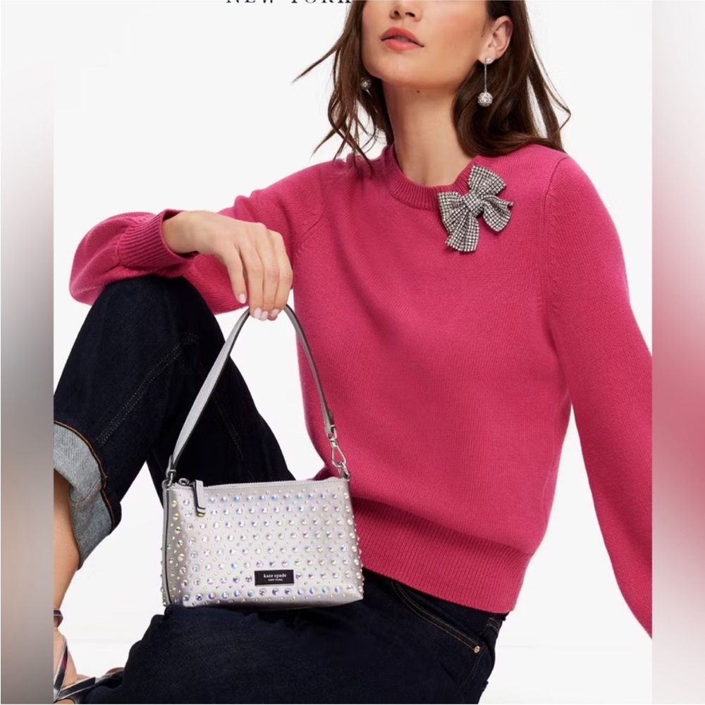 Kate Spade Embellished Bow Sweater